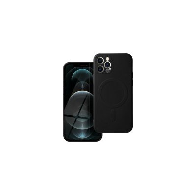 Pouzdro Jekod Silicone Mag Cover Apple iPhone 12 Pro černé