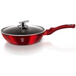 BerlingerHaus Burgundy Metallic Line Wok s mramorovým povrchem 28 cm – Zbozi.Blesk.cz