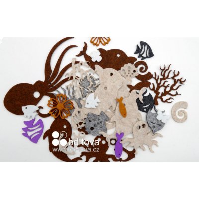 BD-TOVA Mořský svět -výseky z plsti 20 g – Zboží Dáma