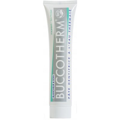Buccotherm White & Care organická bělicí zubní pasta s propolisem 75 ml – Hledejceny.cz