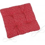 Bellatex Adéla prošívaný červený kvítek 40 x 40 cm – Zboží Dáma