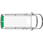 Carbest Termoizolace zadní části Ford Transit Custom, od roku 2023 – Zboží Mobilmania