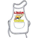 Zástěra na vaření Líbám lépe než vařím – Zboží Dáma