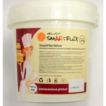 Smartflex 1329 velvet pomeranč Potahovací hmota 1,4 kg