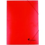 Victoria A4 spisové desky s gumou karton červené – Zboží Mobilmania