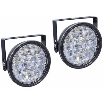 COMPASS Světla denního svícení kulatá 18 LED/12V – Sleviste.cz