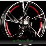 MAM RS5 7x16 5x100 ET38 black polished red inside | Zboží Auto