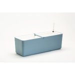 Plastia 1909748026 samozavlažovací truhlík Berberis 80 x 20 x 20 cm šedomodrá + bílý – Sleviste.cz