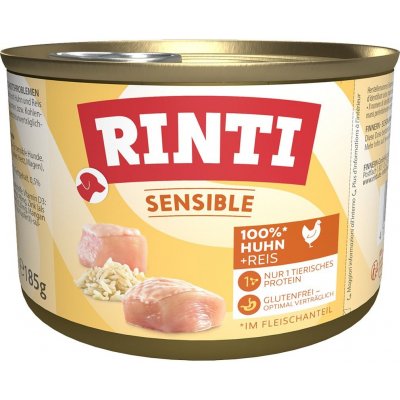 Rinti Sensible kuře a rýže 12 x 185 g – Hledejceny.cz