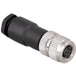 LaskaKit Průmyslový konektor M8 Female šroubovací přímý, kabel Počet pinů: 6P – Sleviste.cz