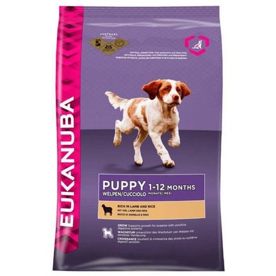 Eukanuba Puppy All Breeds Lamb & Rice 2,5 kg – Zboží Mobilmania