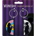 Přívěsek na klíče Pyramid International Wednesday Enid Window 2 ks – Zboží Dáma