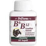 MedPharma B6 B12+kyselina listová 107 kapslí – Hledejceny.cz