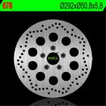 Zadní brzdový kotouč NG Harley-Davidson 1340 DYNA GLIDE / SOFTAIL 1984 - 1998 | Zboží Auto