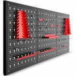 tectake nástěnný panel na nářadí jonah s háčky a držáky - 3-dílná – Hledejceny.cz