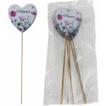 Dekorační zápich srdce s nápisem Mamince, 8 ks D7878 – Zboží Živě