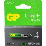 GP Ultra Plus AAA 4ks 1017114000 – Zboží Živě