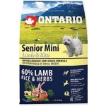 Ontario Senior Mini Lamb & Rice 6,5 kg – Sleviste.cz