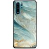 Pouzdro a kryt na mobilní telefon Huawei Mobiwear Glossy Huawei P30 Pro G022G Zelenkavý a zlatavý mramor