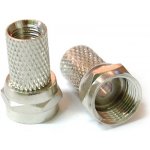 F konektor na koax 6mm šroubovací; F-KON-6-S