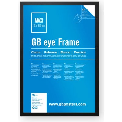 Rám na plakát - Maxi, černý (61x91.5) FMMXA1BK – Zboží Dáma