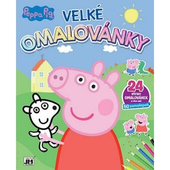 Prasátko Peppa Velké omalovánky ve formátu A4