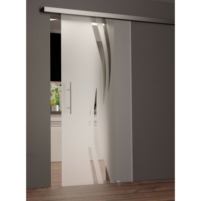 Amod Cassini skleněné 775 x 2050 mm s madlem – Zboží Mobilmania