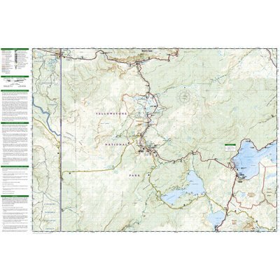 Yellowstone národní park turistická mapa GPS komp. NGS – Sleviste.cz