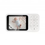 Evolveo Baby Monitor N35 dětská chůvička s kamerou, VOX, teploměr, noční vidění, RGB světlo Modrá – Zboží Mobilmania