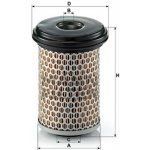 MANN FILTER Vzduchový filtr C 1157 – Hledejceny.cz