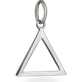 SilveAmo Stříbrný přívěsek Trojúhelník P21042