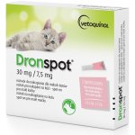Vétoquinol Dronspot odčervovací kapky pro kočky 0,5 - 2,5 kg – Hledejceny.cz