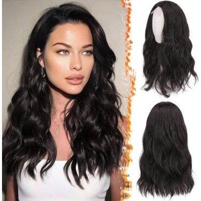 Barsdar Dlouhá kudrnatá hnědá paruka – Zboží Dáma