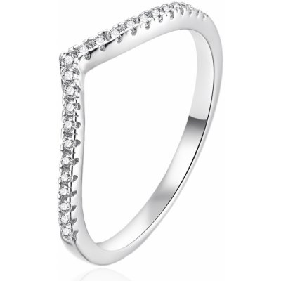 Agato stříbrný prsten se zirkony AGT R41W – Hledejceny.cz