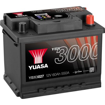 Yuasa YBX3000 12V 60Ah 550A YBX3027 – Hledejceny.cz