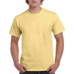 Pánské 100% bavlněné tričko Ultra Gildan žlutá světlá