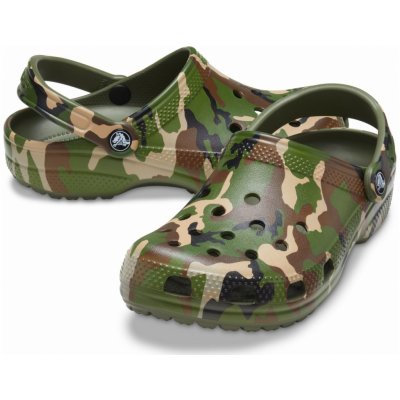Crocs Nazouváky Classic Printed Camo Clog AGR/MLTI – Hledejceny.cz