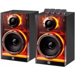 Defender reproduktory FUTURO 2.0 20W černé AUX Bluetooth podsvícené – Sleviste.cz