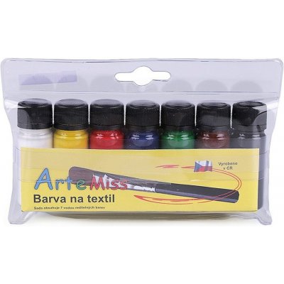 Art e Miss sada barev na textil na světlý textil svítící ve tmě neon barva mix č. 1 světlý textil – Sleviste.cz