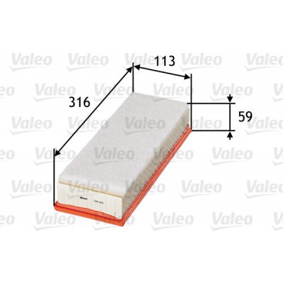Vzduchový filtr VALEO 585015 – Hledejceny.cz