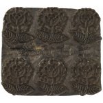 Sanu Babu Antik dřevěná raznice na tisk přehozů s indickým motivem 12 x 6 x 12 cm – Sleviste.cz