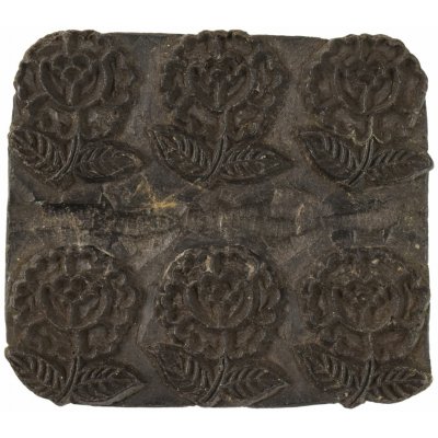 Sanu Babu Antik dřevěná raznice na tisk přehozů s indickým motivem 12 x 6 x 12 cm – Sleviste.cz