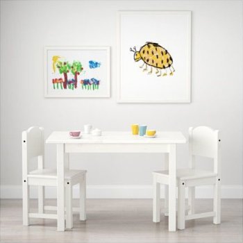 Ikea Sundvik dětský stůl + 2x židle bílá od 1 799 Kč - Heureka.cz
