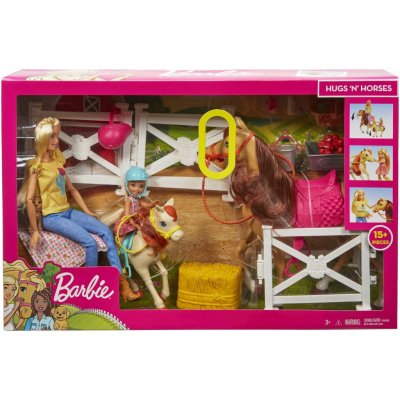 Barbie GLL70 Barbie a Chelsea v hřebčíně – Zboží Mobilmania