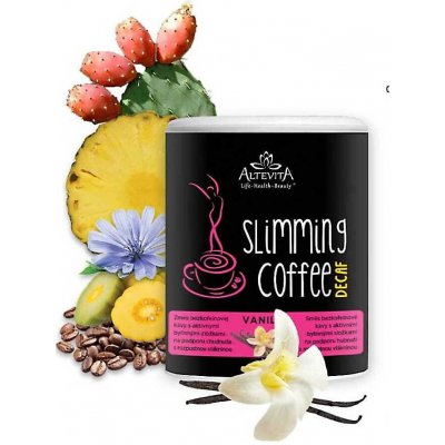 Altevita Slimming Coffee Decaf bez kofeinu vanilla 100 g – Zboží Dáma