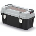 Prosperplast Kufr na nářadí Optima šedý 586x296x305 přepážky – Hledejceny.cz