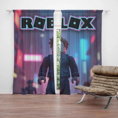Závěs ROBLOX Neonové město: 2ks 140x250cm – Hledejceny.cz
