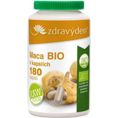 ZdravýDen BIO Maca RAW 180 kapslí – Hledejceny.cz