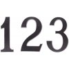 Domovní číslo DOMINO - Číslice 19 cm - PCV černá, 7