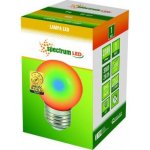Spectrum LED žárovka RGB, E27, G45, 1W – Hledejceny.cz